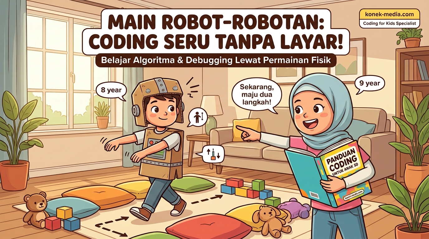 Robot-robotan": Cara Seru Mengajarkan Coding Tanpa Menatap Layar Komputer