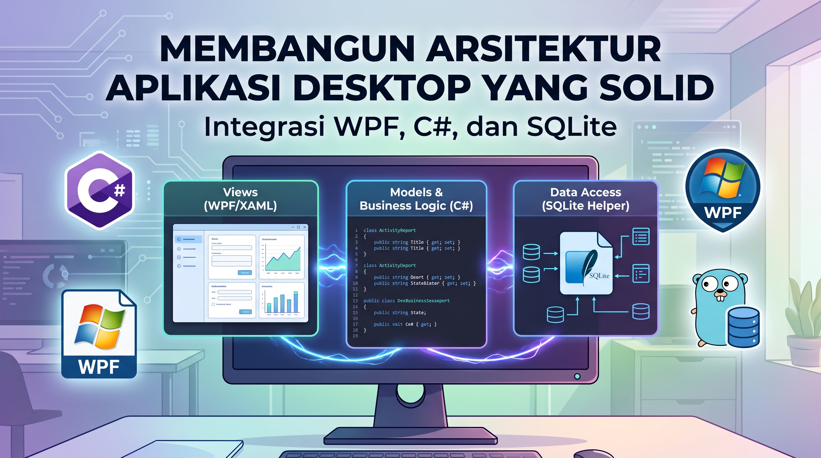 Membangun Arsitektur Aplikasi Desktop yang Solid: Integrasi WPF, C#, dan SQLite
