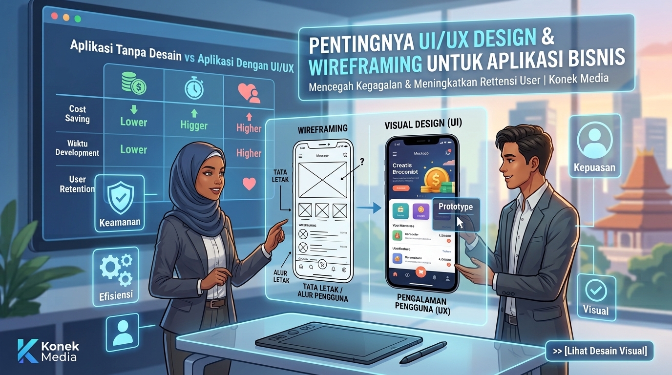 Pentingnya UI/UX Design dan Wireframing Sebelum Mengembangkan Aplikasi Bisnis