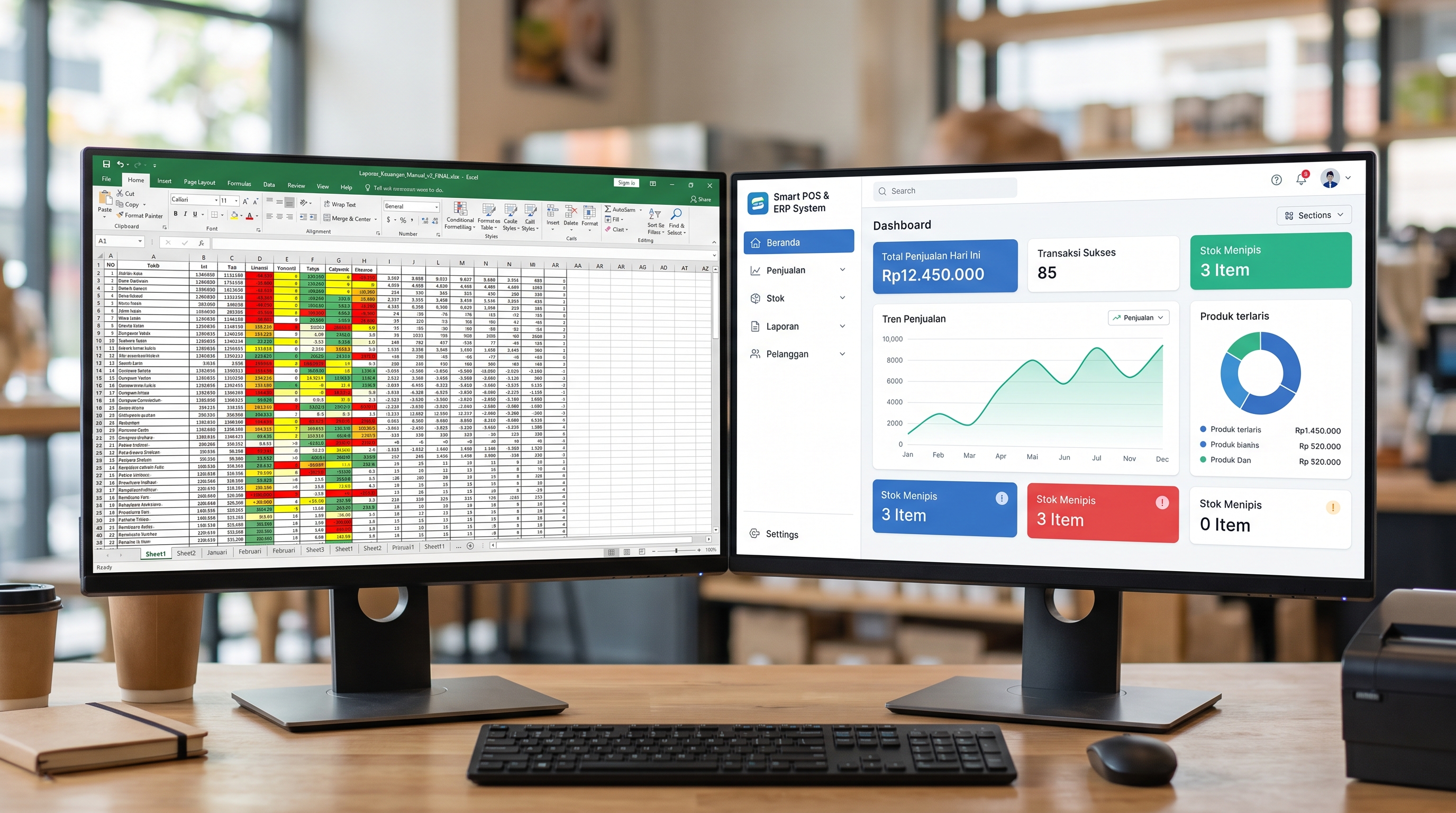 5 Tanda Bisnis Anda Sudah Harus Beralih dari Excel ke Sistem ERP / POS Kustom