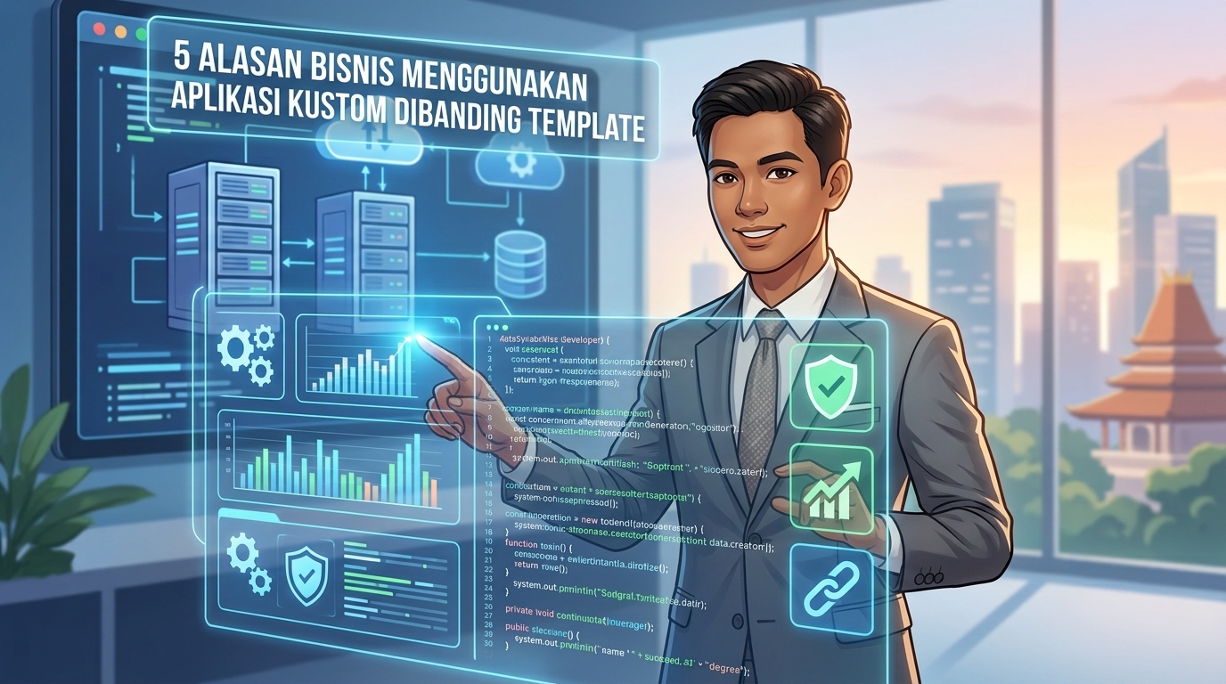 5 Alasan Mengapa Aplikasi Kustom Lebih Menguntungkan Bisnis Dibanding Template Jadi